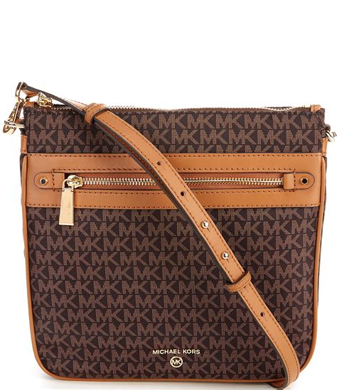 michael michael kors jet set travel signature large crossbody bag|Michael Kors jetset crossbody bag.